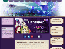 Tablet Screenshot of hanamachi.com.br